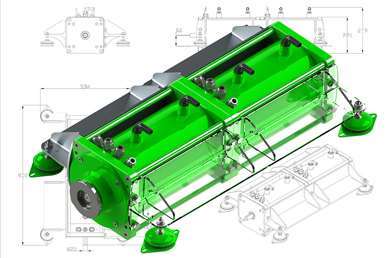 Combi Inboard 7.5 kW içten takma elektrik motoru.