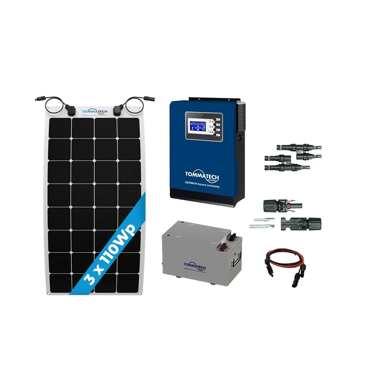 3 Panel Off-Grid Solar Paket ile denizcilikte enerji çözümleri.